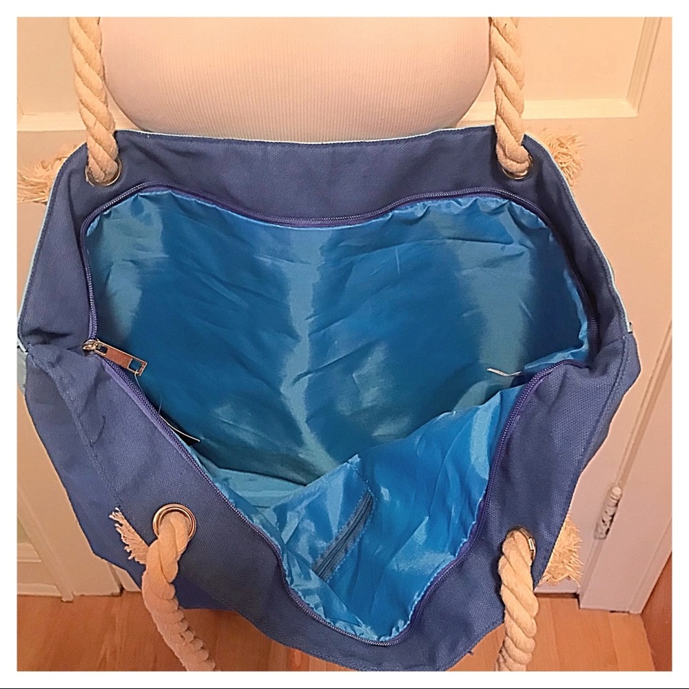NWT Beach Tote, 14” x 21” - Picture 3 of 6